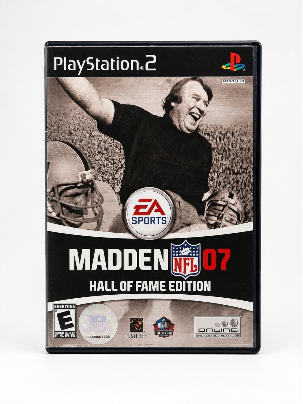 Madden NFL 07 Hall of Fame Edition PS2 Complete 2 Disc Tested Working CIB